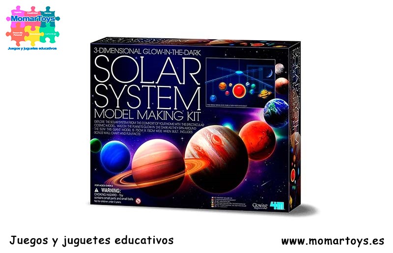 Juego educativo del sistema solar en 3D