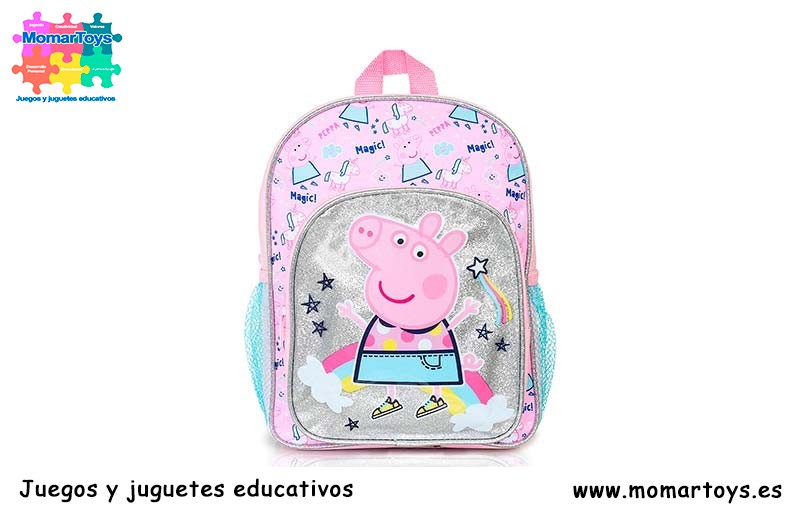 Mochila infantil Peppa Pig Rosa mod 3