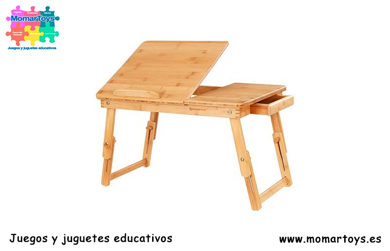 Mesa plegable de bambu para portatil_2